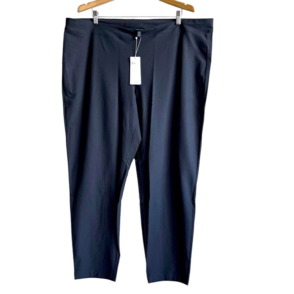 Eileen Fisher NEW Women’s 3X Graphite Slim Ankle Pants